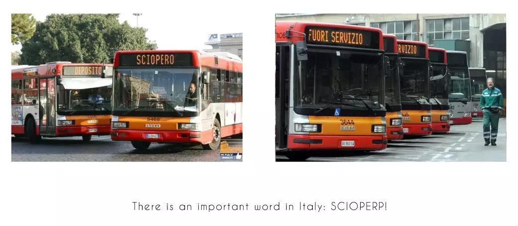 交通工具都可能會出現罷工的情況