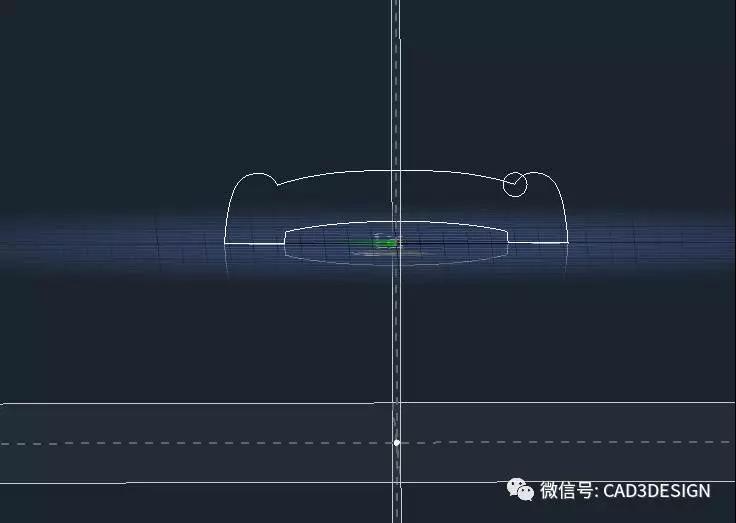 第3步:畫出戒指的截面