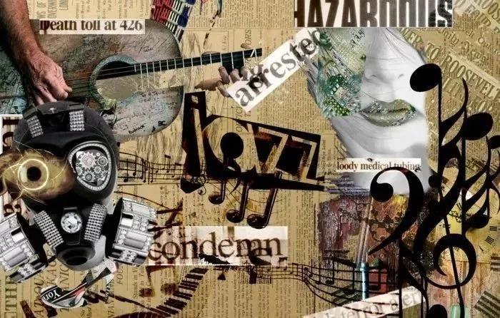 達達主義的拼貼作品