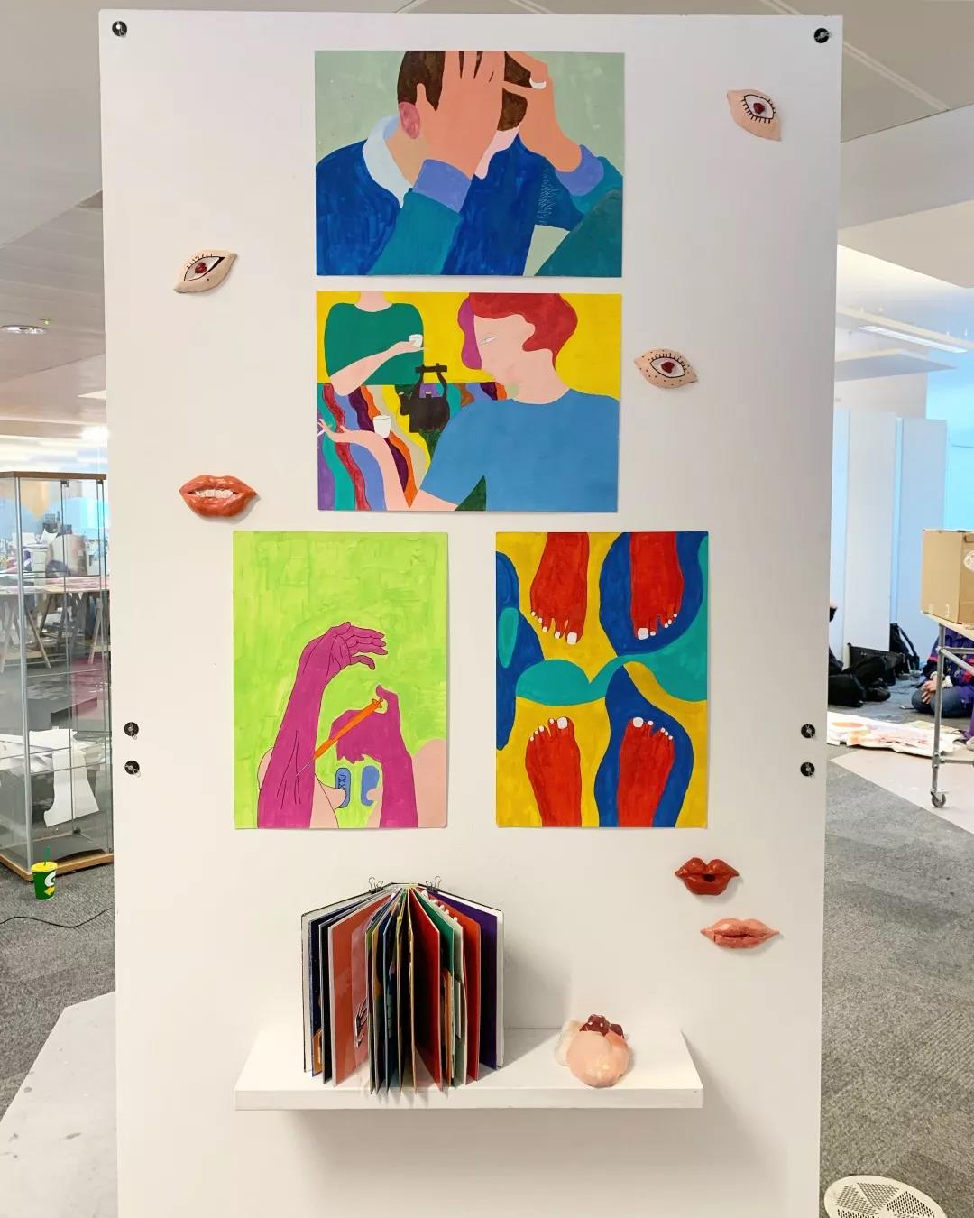 Dragon在畢業展上的展位