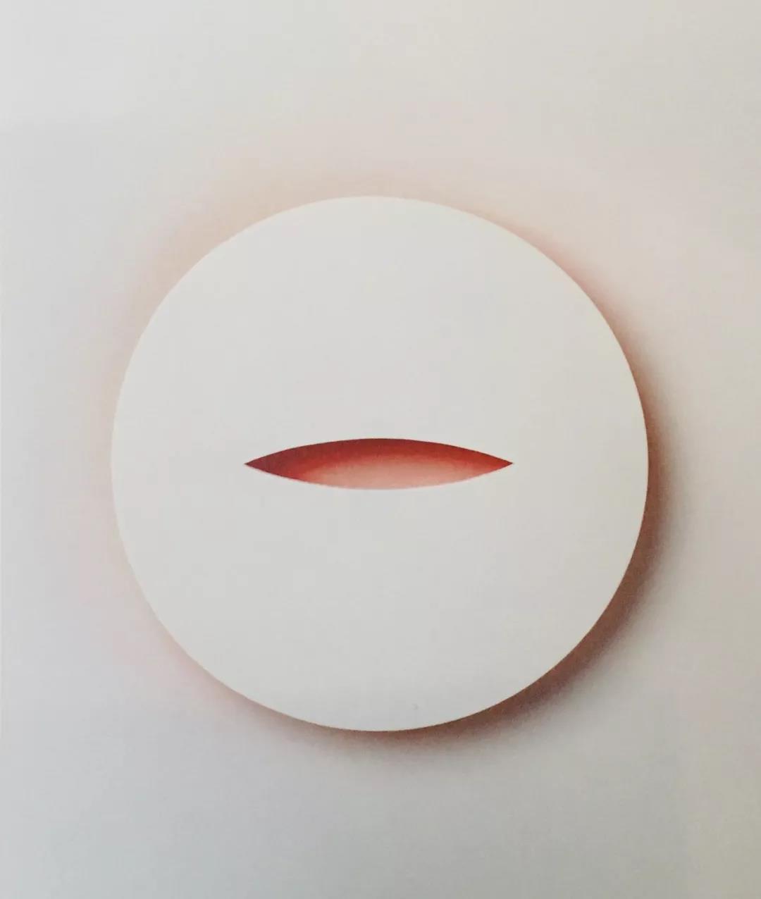 Composition with Lenticular Shape Brooch