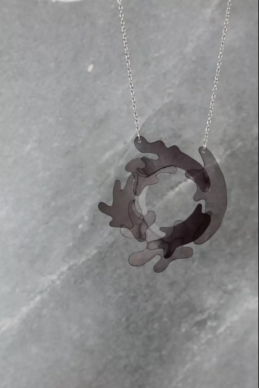 亞克力暈染首飾工坊成品圖