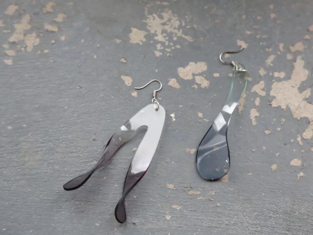 亞克力暈染首飾工坊成品圖