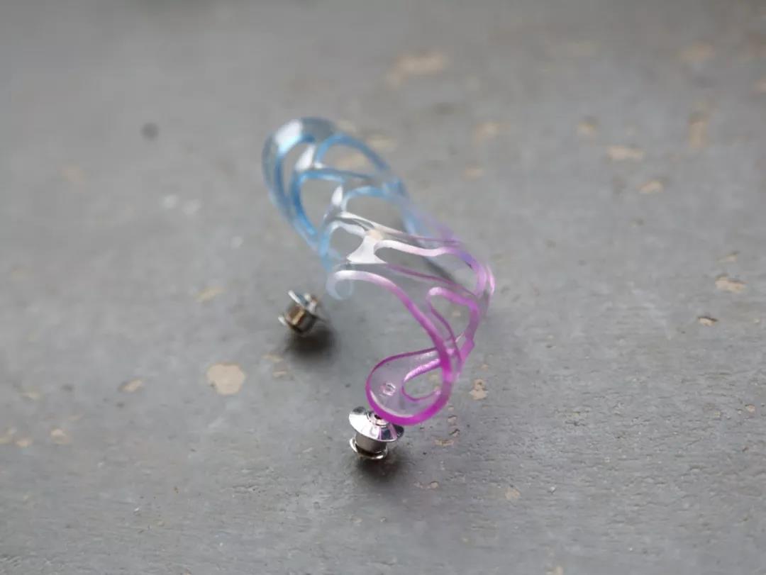 亞克力暈染首飾工坊成品圖