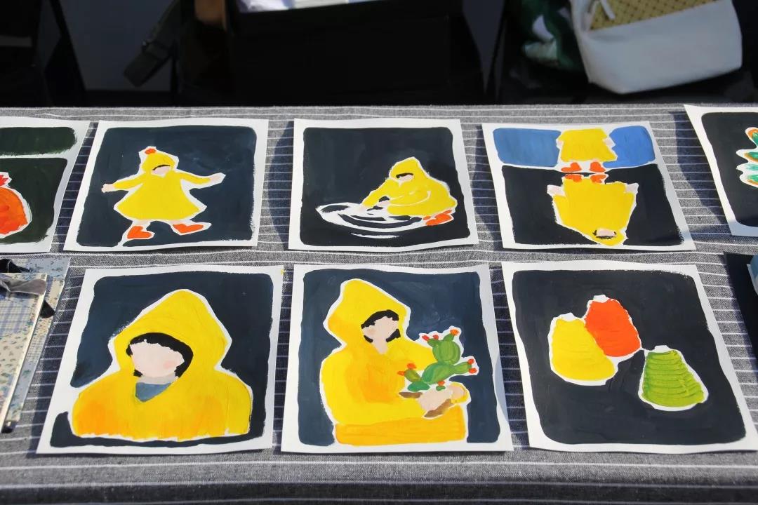 在AIVA最浪漫的頂樓天臺設立首飾、陶瓷、手作、插畫等近10個藝術攤位