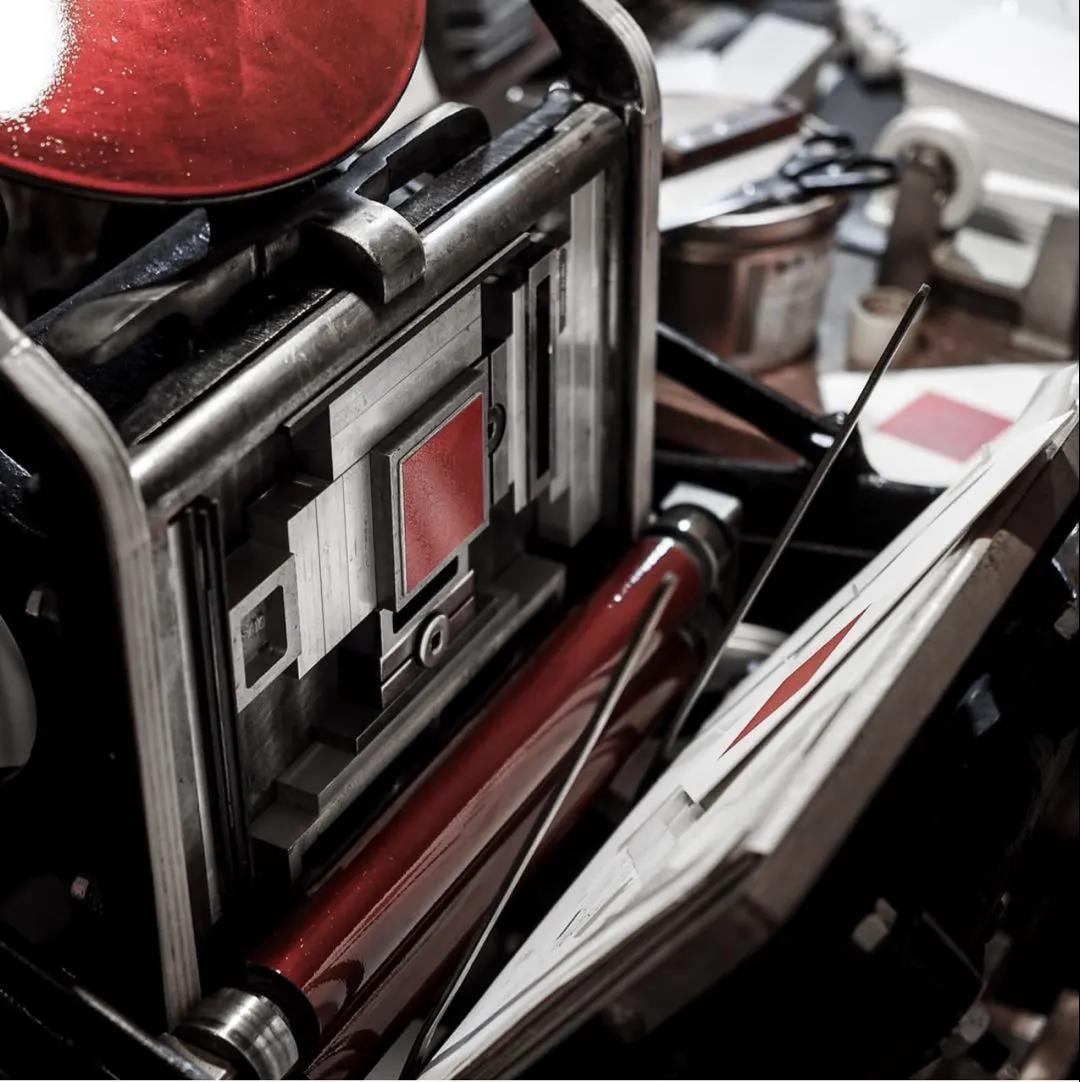 ▲印刷機工作狀態一窺